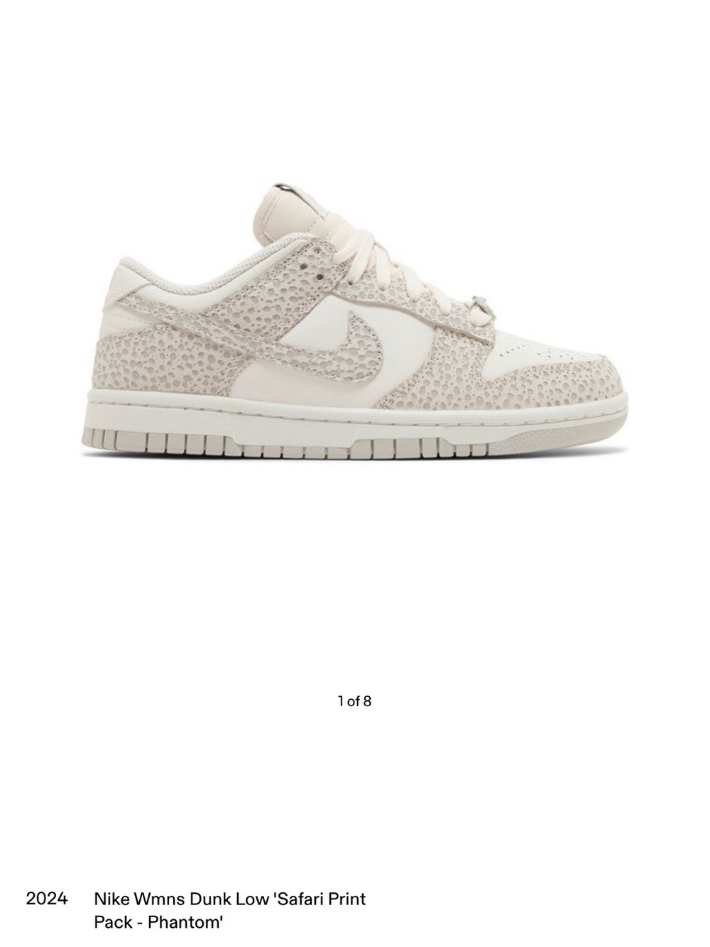 Women’s Nike Dunk Low Safari Print